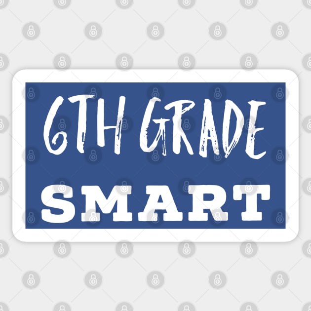 6th Grade Smart Student Sticker by Mindseye222